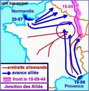 la jonction des Alli�s septembre 1944