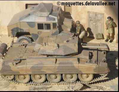 El Alamein (Egypte) 1942 - Crusader III et Quad Gun Tractor