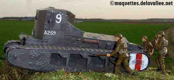 bataille d'Amiens 1918 - Tank Mk.A Whippet