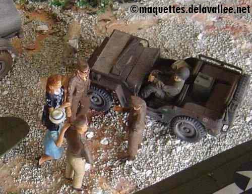 bataille de Montlimar 1944 - Jeep Willys