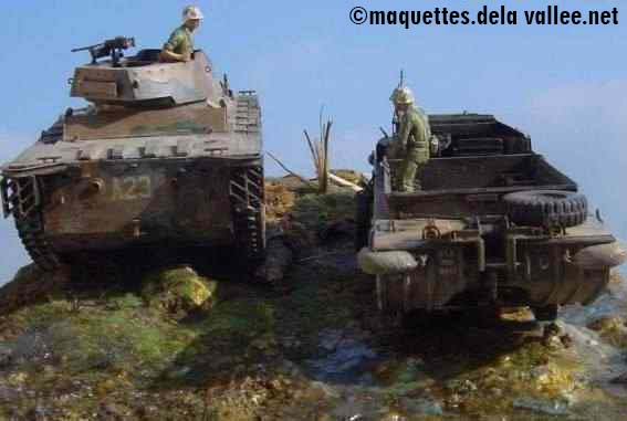 La conqute d'Iwo-Jima - DUKW & LVT-(A)4