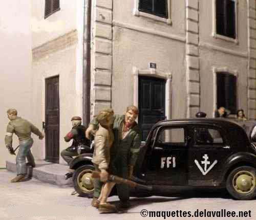 Libration de Paris 1944 - Traction Citron et FFI