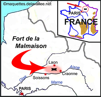 carte Malmaison-France