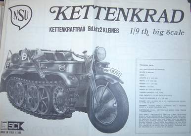 notice du Kettenkraftrad Esci 1/9