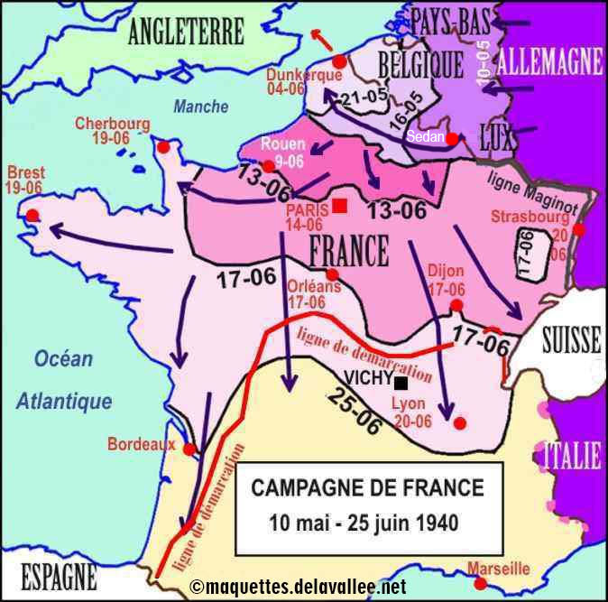 La campagne de France mai-juin 1940
