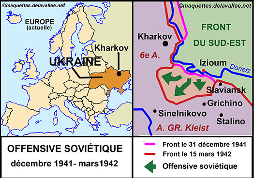 offensive soviétique, Ukraine 1942