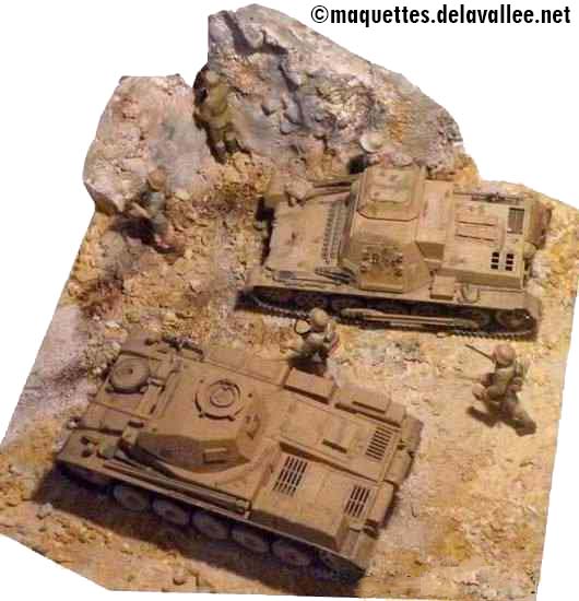 1ère offensive de Rommel 1941 - Panzer I/B et II/F