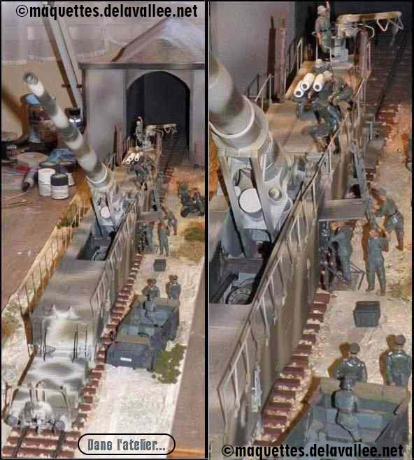 Calais-Boulogne France 1940 - Dom Bunker et K5 Leopold