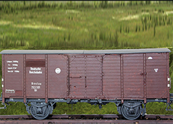 Maquette 204 - Gedeckter Güterwagen G10