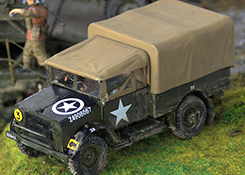 Maquette 224 - Bedford MWD 15-cwt truck