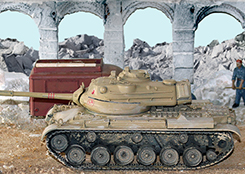 Maquette 236 - Patton II M47  90mm